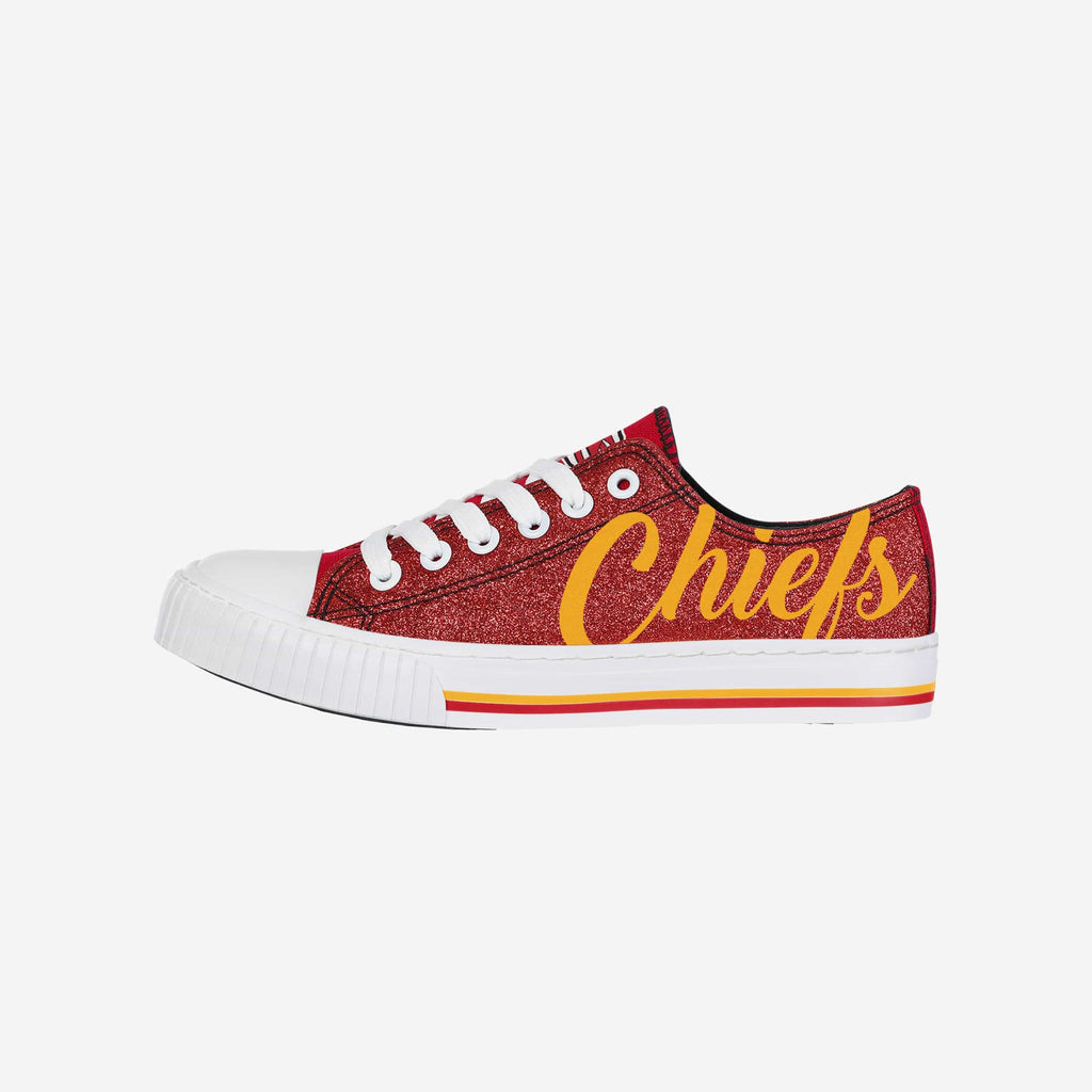 NCAA Florida State Seminoles Women's Glitter Low Top Canvas Shoes - Team Color, Size 9 - View #4