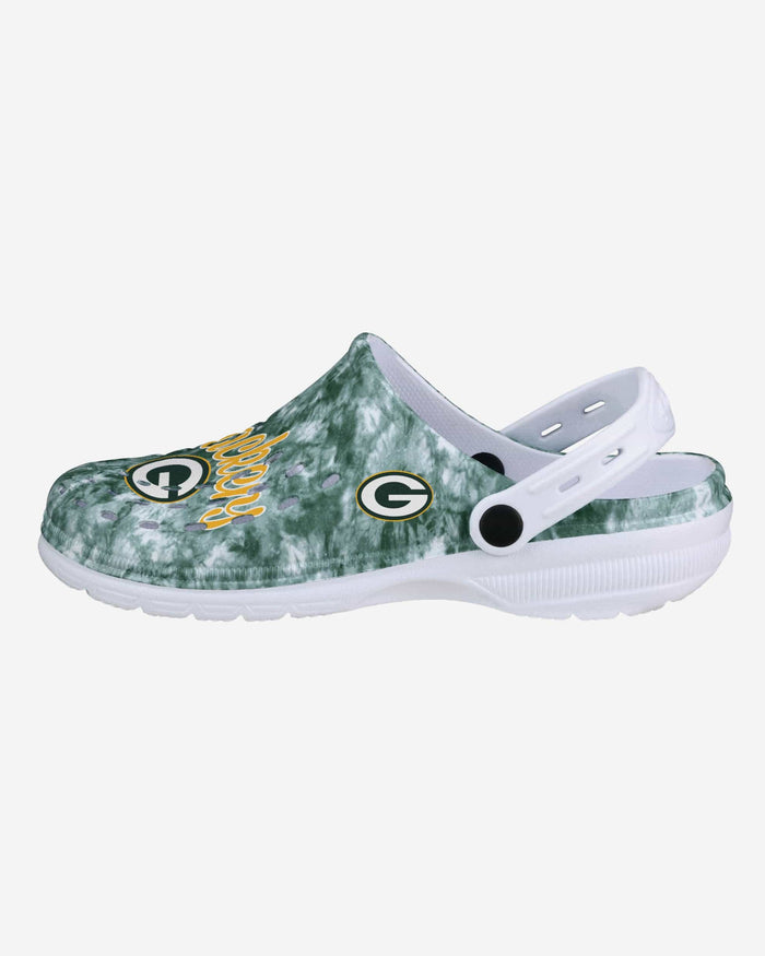 Green Bay Packers Womens Cloudie Clog With Strap FOCO S - FOCO.com