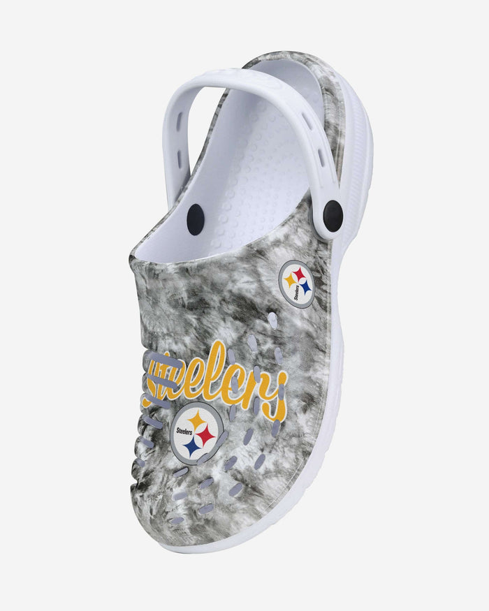 Pittsburgh Steelers Womens Cloudie Clog With Strap FOCO - FOCO.com