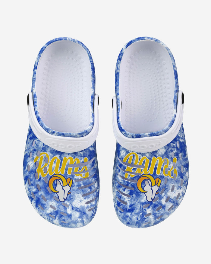 La Rams Clogs Los Angeles Rams Womens Cloudie Clog With Strap FOCO