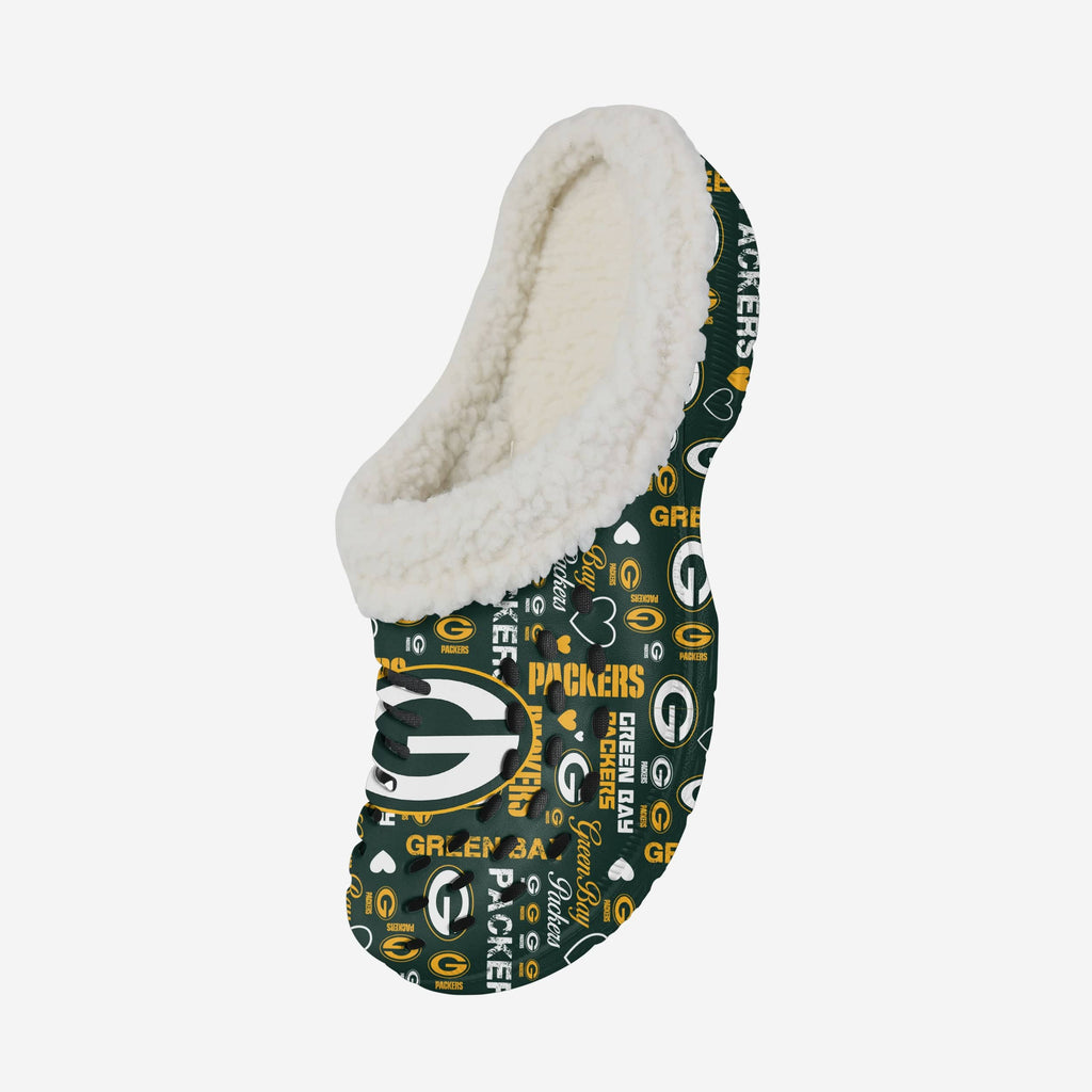 FOCO Coperta In Pile Sherpa Green Bay Packers, 152x178 Cm. Morbida E Calda, Con Logo E Scritta 'PROPERTY OF'. Il Regalo Perfetto Per I Veri Tifosi.