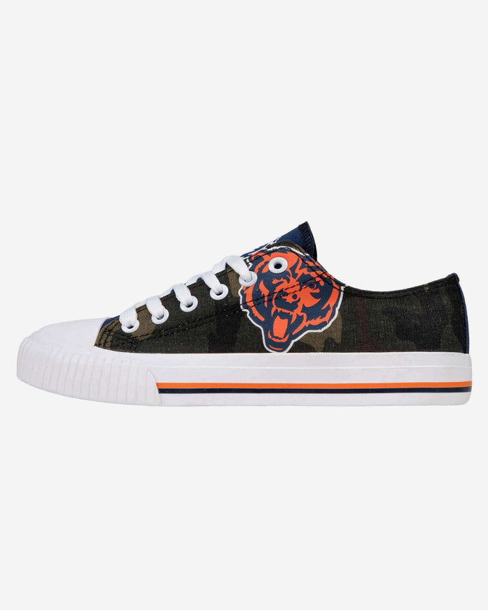 Chicago Bears Womens Camo Low Top Canvas Shoe FOCO 6 - FOCO.com