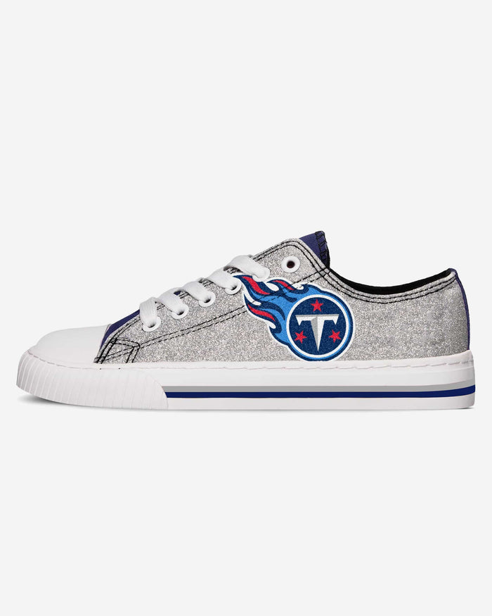 Tennessee Titans Womens Glitter Low Top Canvas Shoe FOCO - FOCO.com