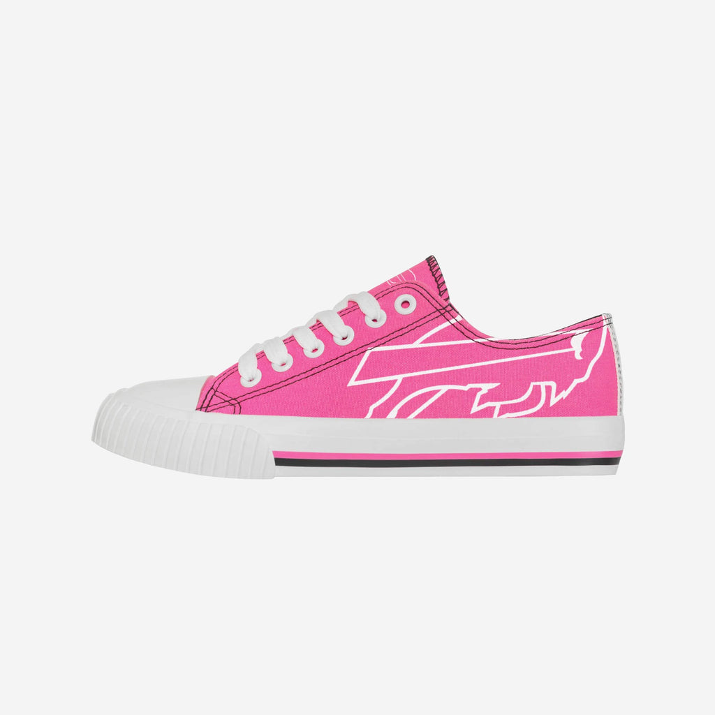 Buffalo Bills Womens Highlights Low Top Canvas Shoe FOCO 6 - FOCO.com