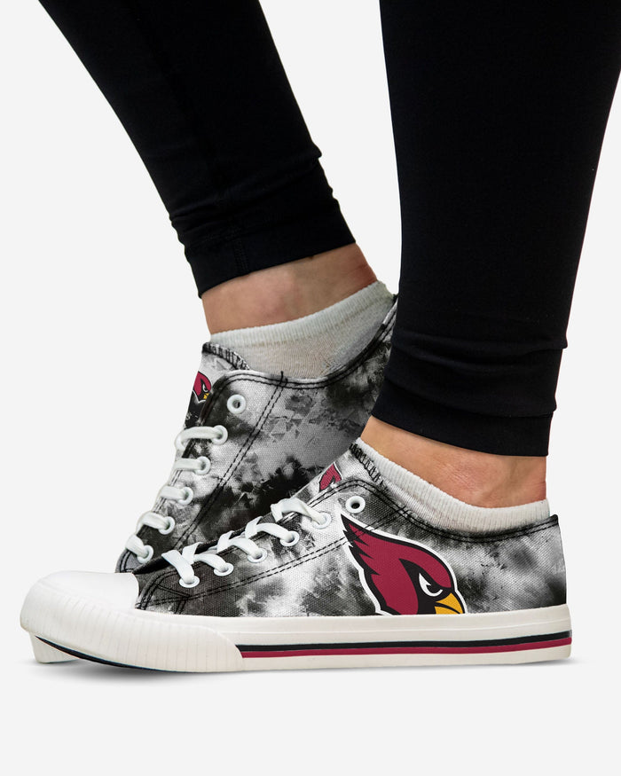 Arizona Cardinals Womens Low Top Tie-Dye Canvas Shoe FOCO - FOCO.com