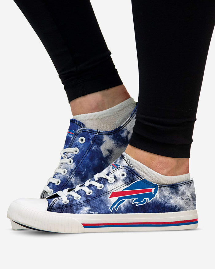 Buffalo Bills Womens Low Top Tie-Dye Canvas Shoe FOCO - FOCO.com