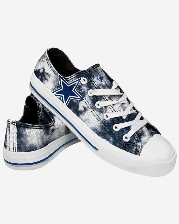 Dallas Cowboys Womens Low Top Tie-Dye Canvas Shoe FOCO - FOCO.com