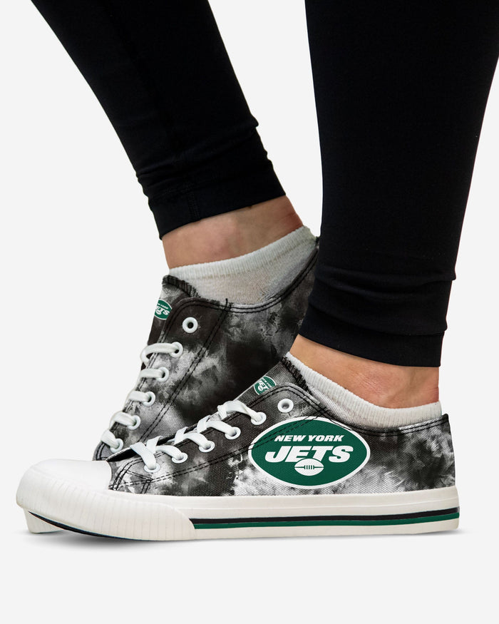 New York Jets Womens Low Top Tie-Dye Canvas Shoe FOCO - FOCO.com