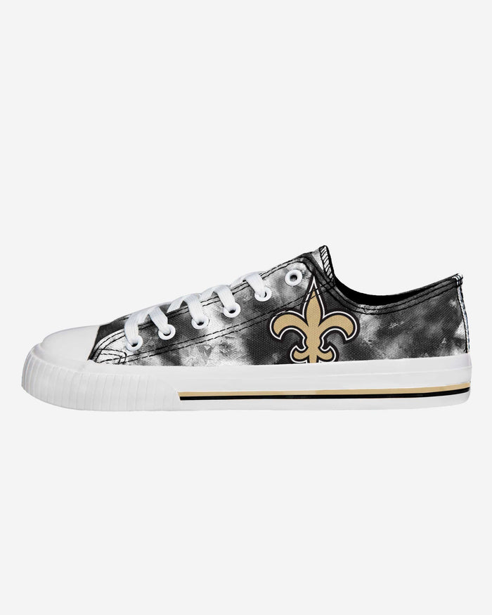 New Orleans Saints Womens Low Top Tie-Dye Canvas Shoe FOCO 6 - FOCO.com