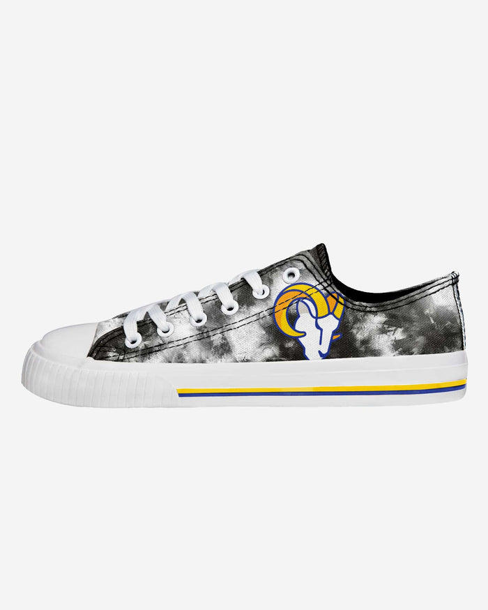 Los Angeles Rams Womens Low Top Tie-Dye Canvas Shoe FOCO 6 - FOCO.com
