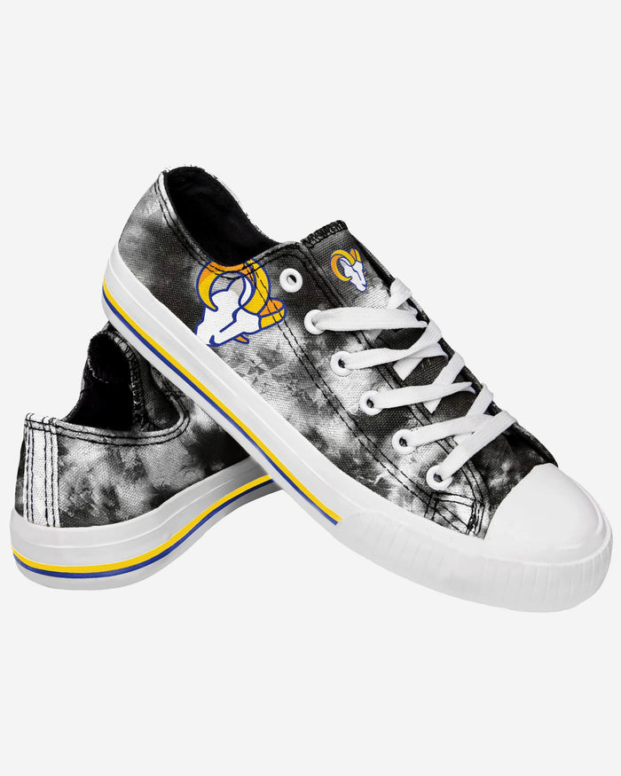 Los Angeles Rams Womens Low Top Tie-Dye Canvas Shoe FOCO - FOCO.com