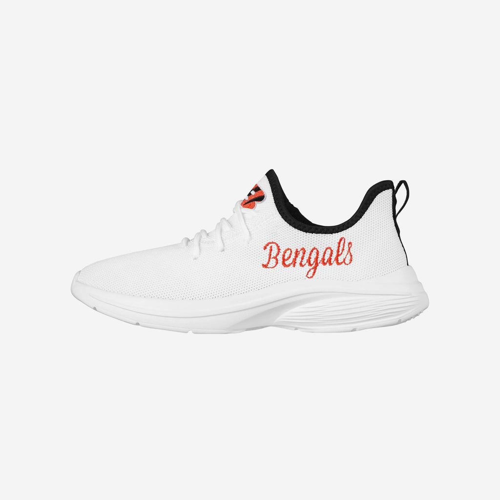 Cincinnati Bengals Womens Midsole White Sneakers FOCO 6 - FOCO.com