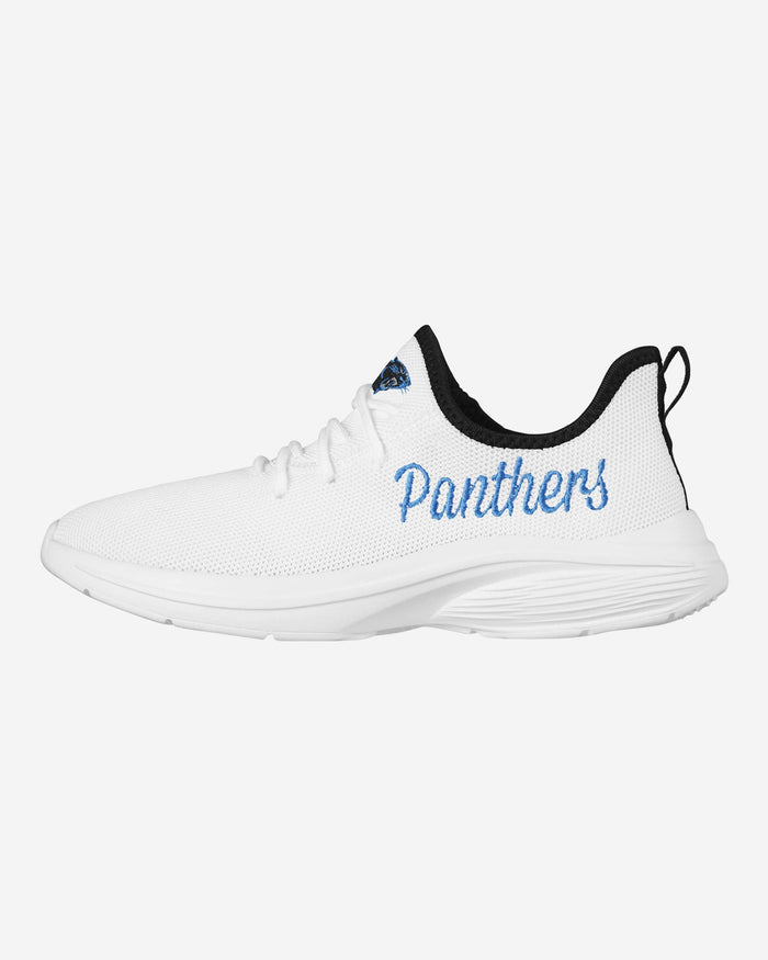 Carolina Panthers Womens Midsole White Sneakers FOCO 6 - FOCO.com