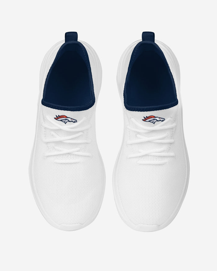 Denver Broncos Womens Midsole White Sneakers FOCO - FOCO.com