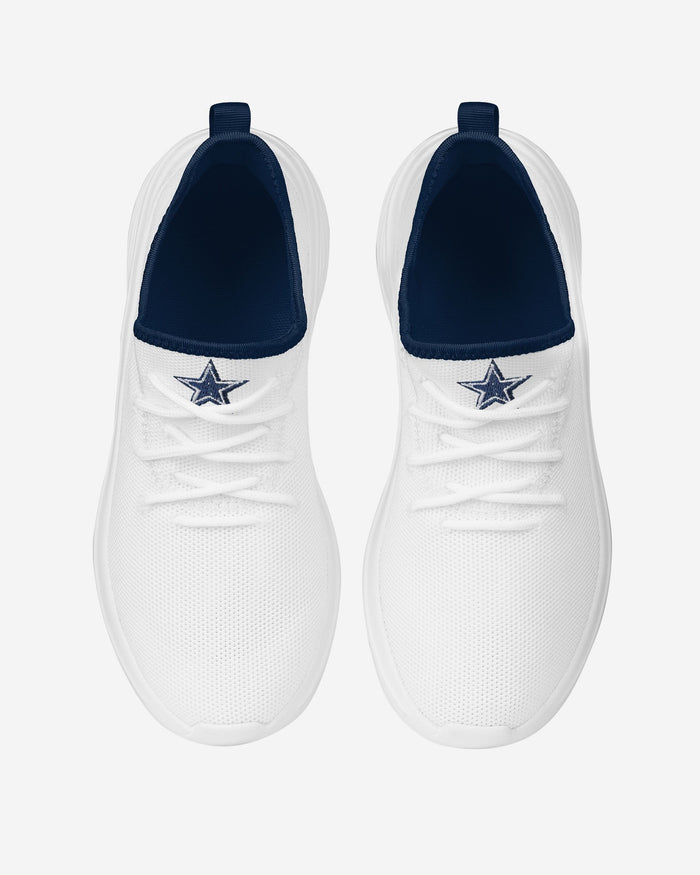 Dallas Cowboys Womens Midsole White Sneakers FOCO - FOCO.com