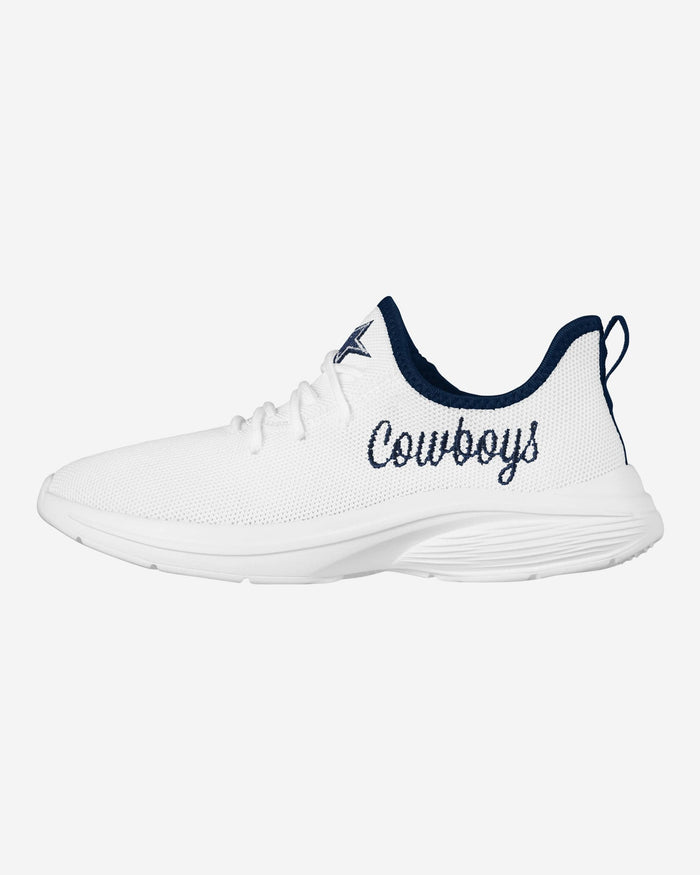 Dallas Cowboys Womens Midsole White Sneakers FOCO 6 - FOCO.com