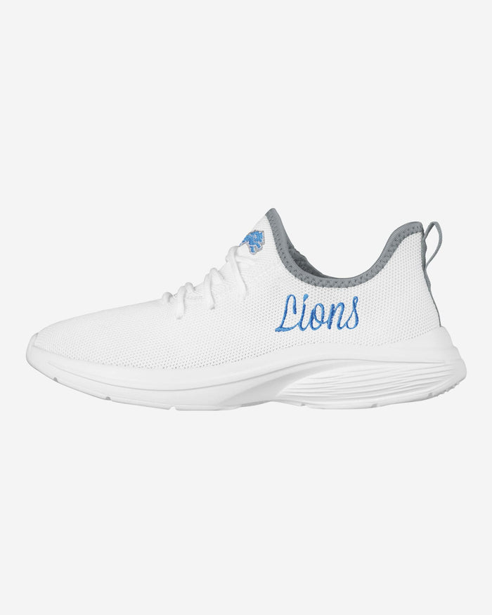 Detroit Lions Womens Midsole White Sneakers FOCO 6 - FOCO.com