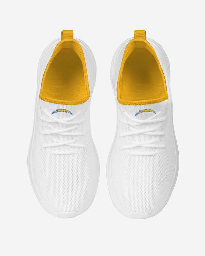 Los Angeles Chargers Womens Midsole White Sneakers FOCO - FOCO.com