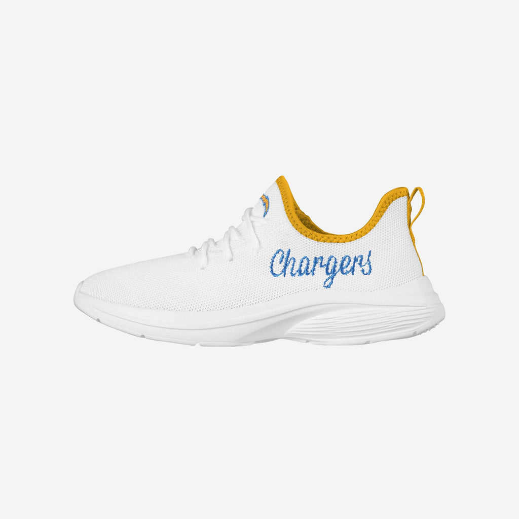 Los Angeles Chargers Womens Midsole White Sneakers FOCO 6 - FOCO.com