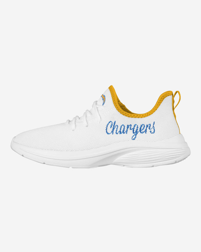 Los Angeles Chargers Womens Midsole White Sneakers FOCO 6 - FOCO.com