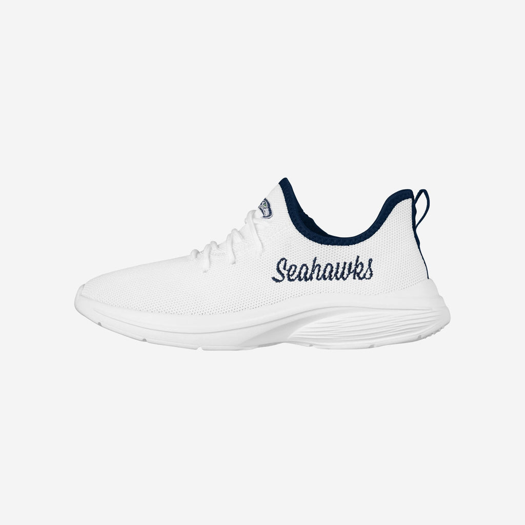 Seattle Seahawks Womens Midsole White Sneakers FOCO 6 - FOCO.com