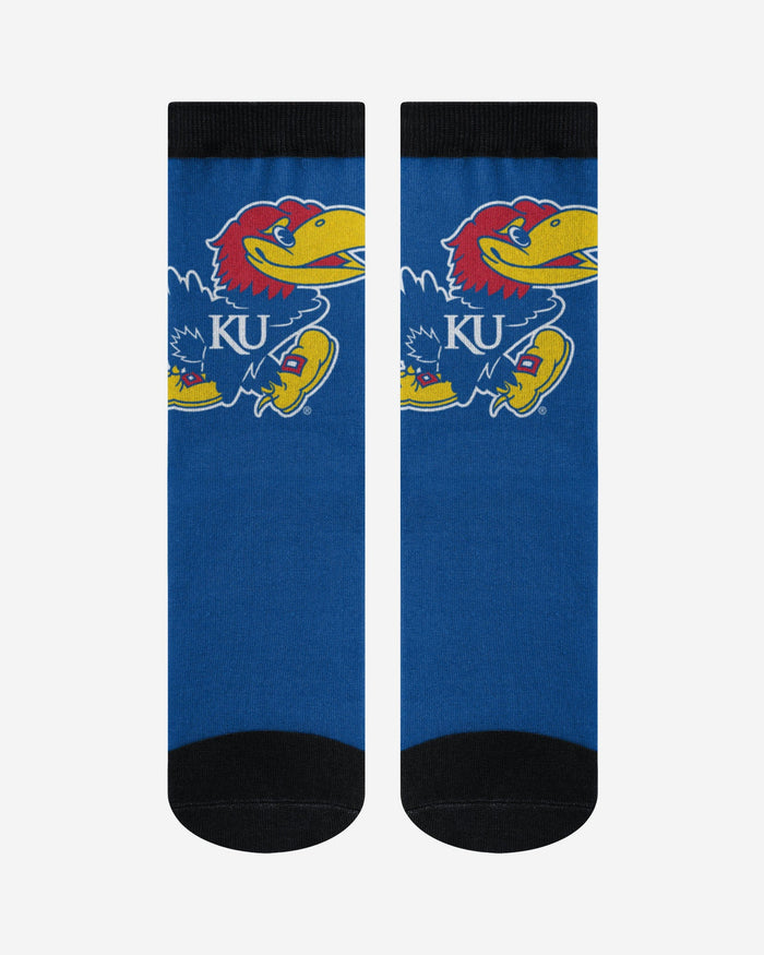 Kansas Jayhawks Primetime Socks FOCO - FOCO.com