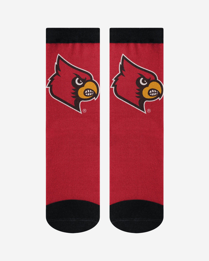 Louisville Cardinals Primetime Socks FOCO - FOCO.com