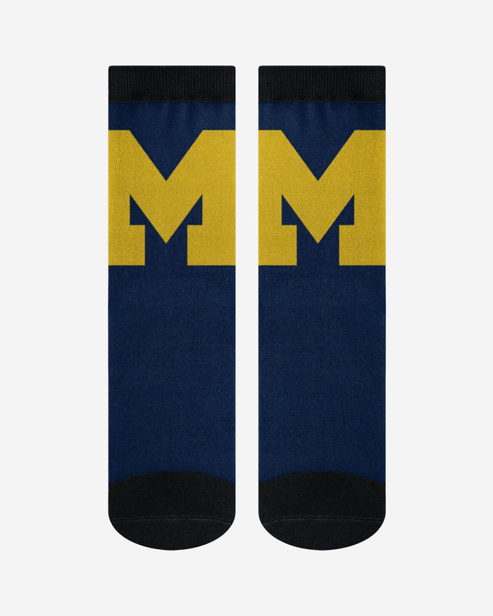 Michigan Wolverines Primetime Socks FOCO - FOCO.com