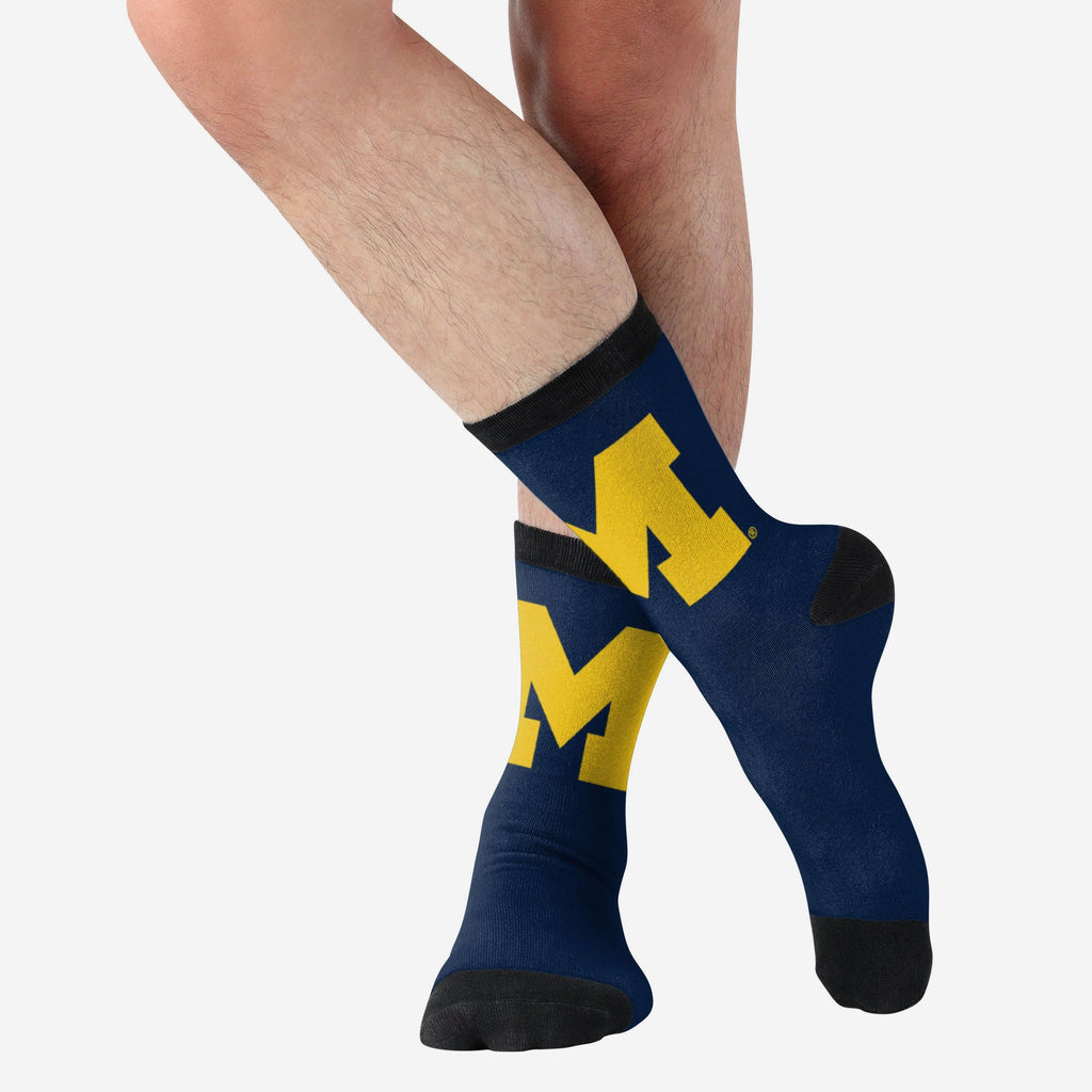 Michigan Tech Socks Michigan Wolverines Primetime Socks FOCO