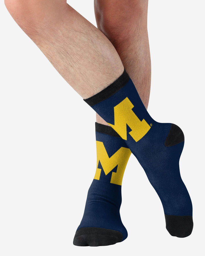 Michigan Wolverines Primetime Socks FOCO - FOCO.com