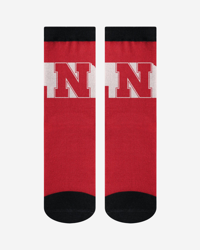 Nebraska Cornhuskers Primetime Socks FOCO - FOCO.com