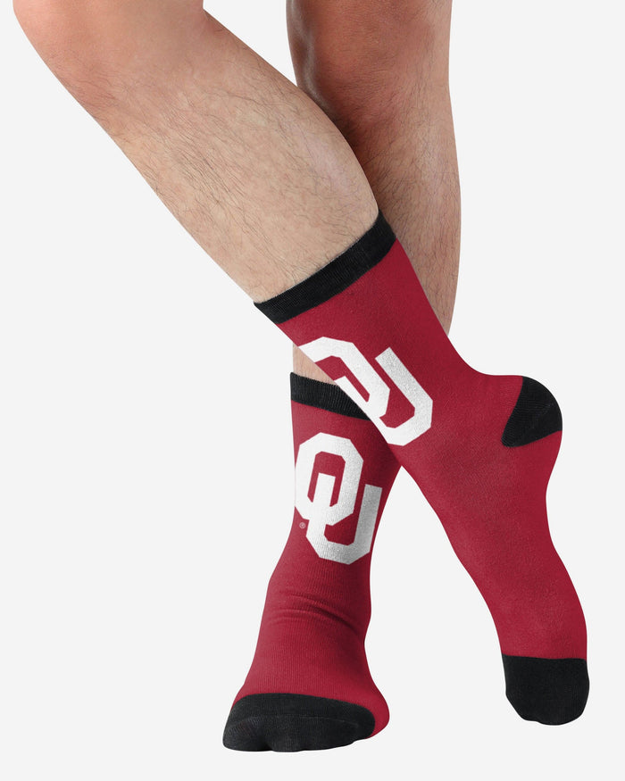 Oklahoma Sooners Primetime Socks FOCO - FOCO.com