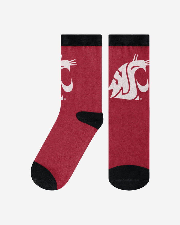 Washington State Cougars Primetime Socks FOCO S/M - FOCO.com