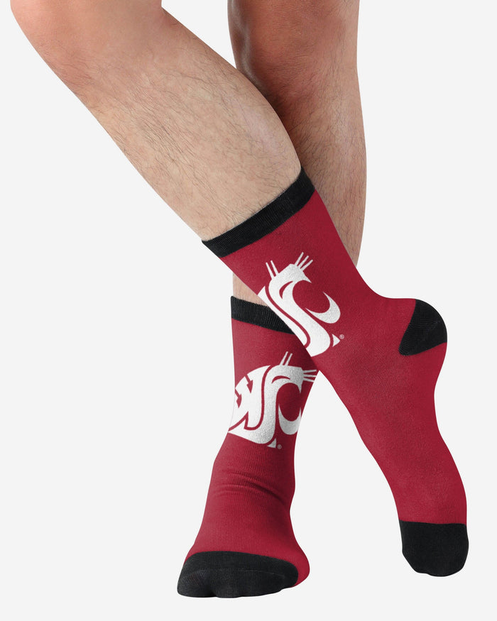 Washington State Cougars Primetime Socks FOCO - FOCO.com