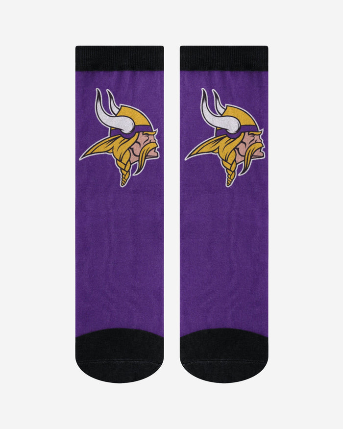 Minnesota Vikings Primetime Socks FOCO - FOCO.com