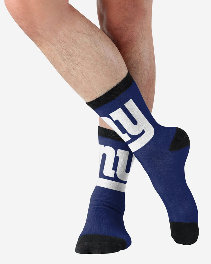 New York Giants Primetime Socks FOCO - FOCO.com