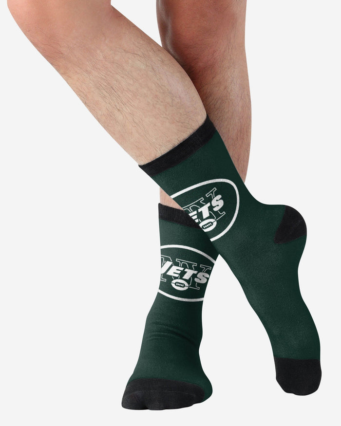 New York Jets Primetime Socks FOCO - FOCO.com