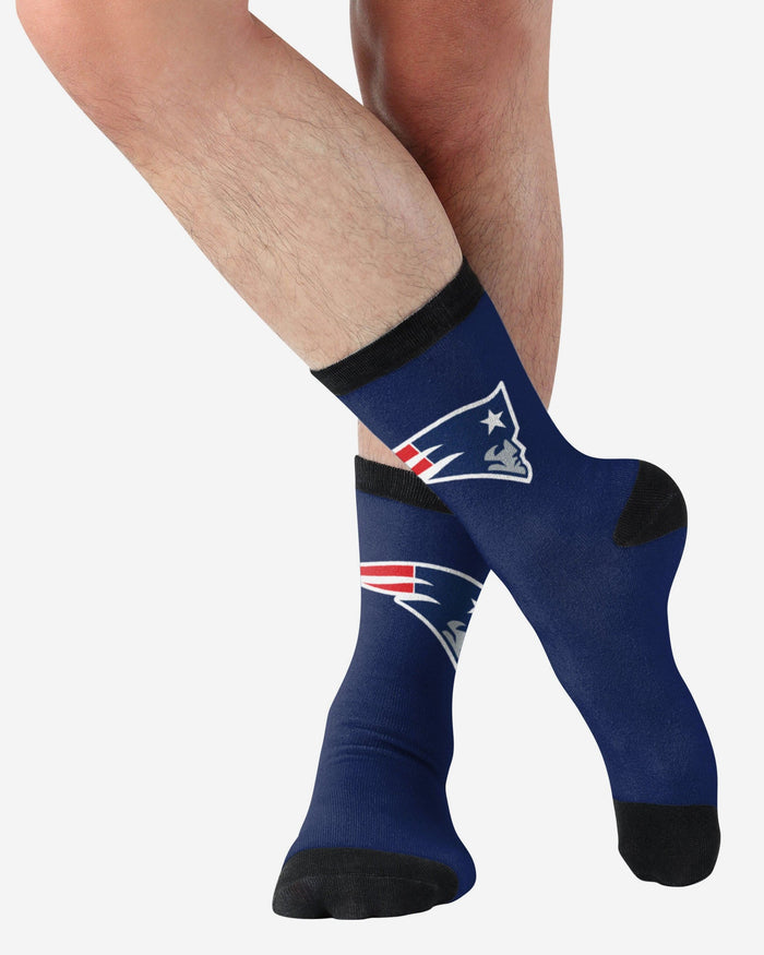 New England Patriots Primetime Socks FOCO - FOCO.com
