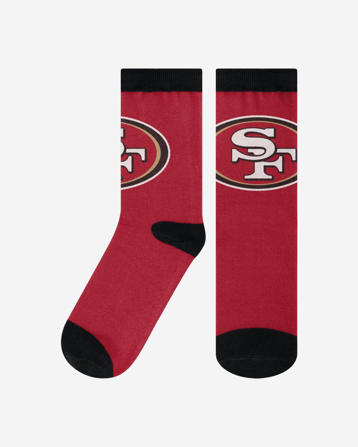 San Francisco 49ers Primetime Socks FOCO L/XL - FOCO.com