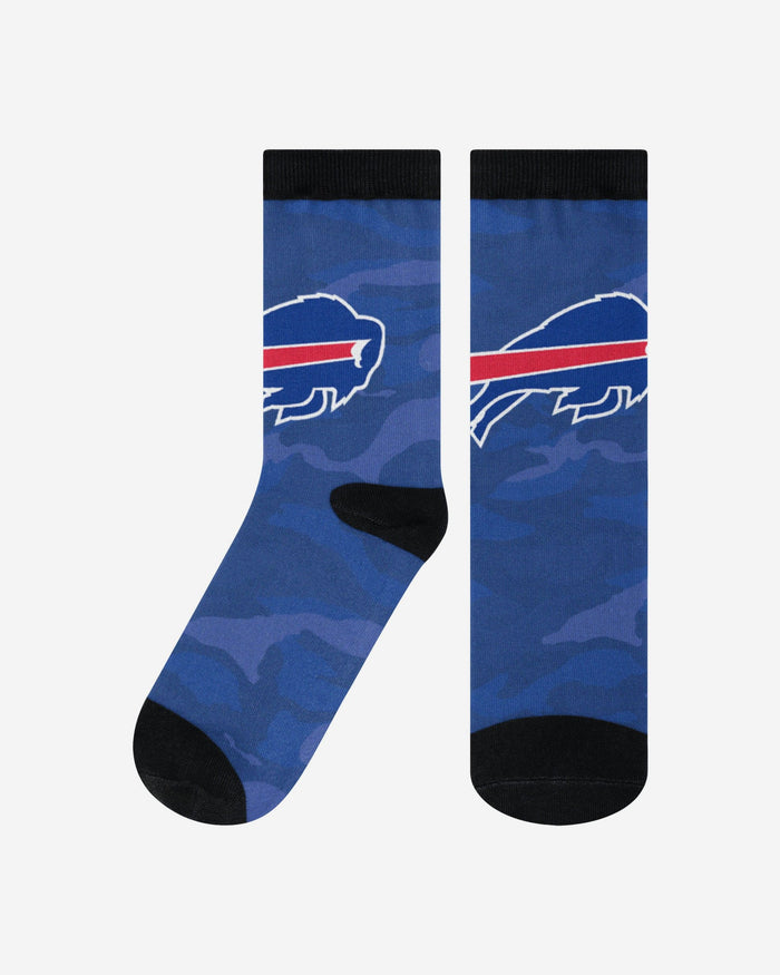 Buffalo Bills Printed Camo Socks FOCO S/M - FOCO.com