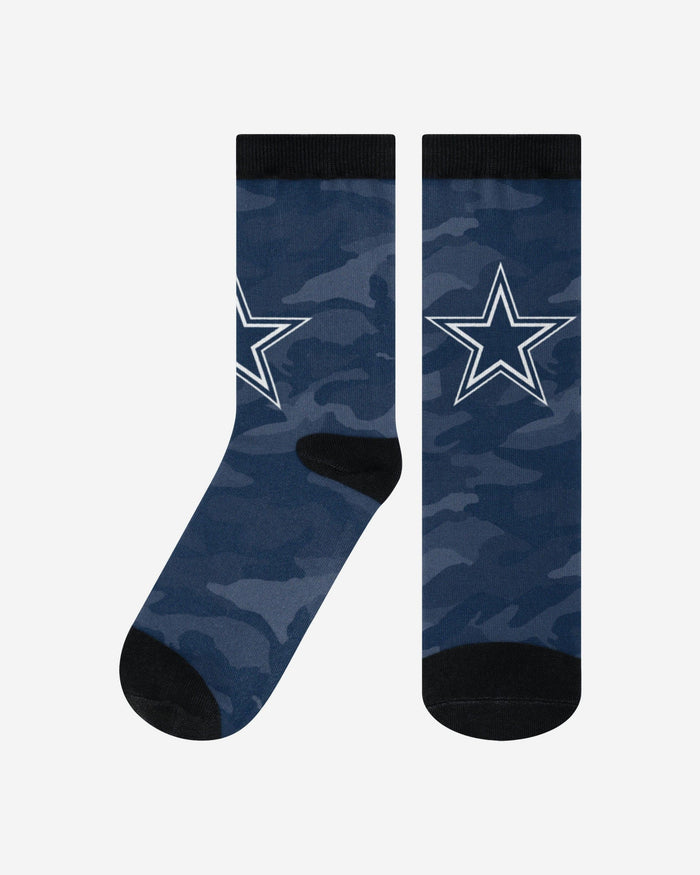Dallas Cowboys Printed Camo Socks FOCO S/M - FOCO.com