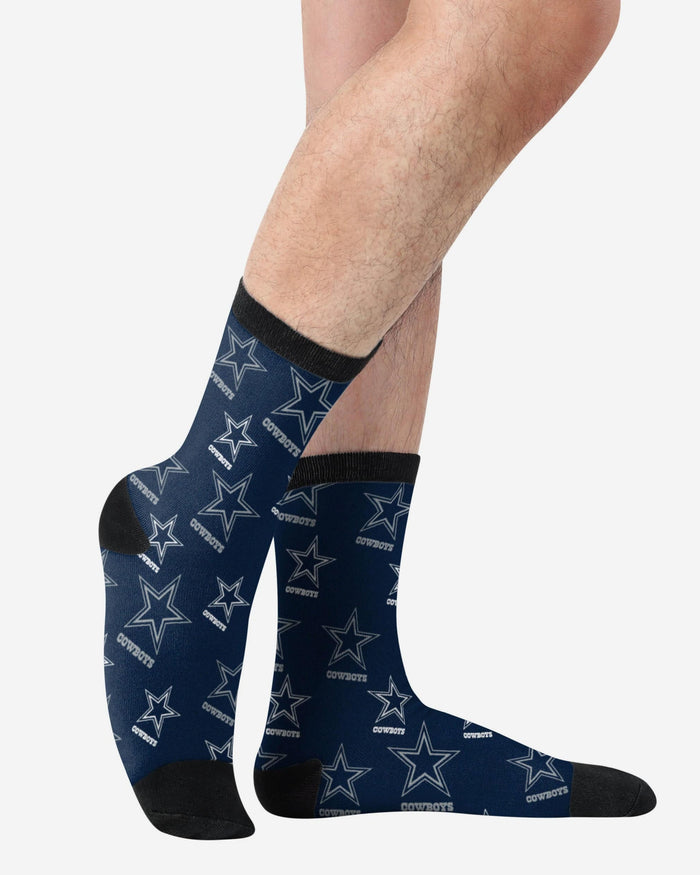 Dallas Cowboys Logo Blast Socks FOCO - FOCO.com
