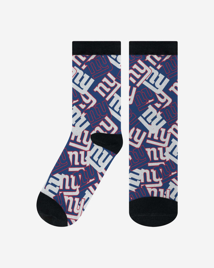 New York Giants Logo Blast Socks FOCO L/XL - FOCO.com