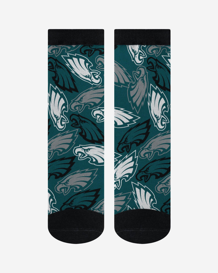 Philadelphia Eagles Logo Blast Socks FOCO - FOCO.com