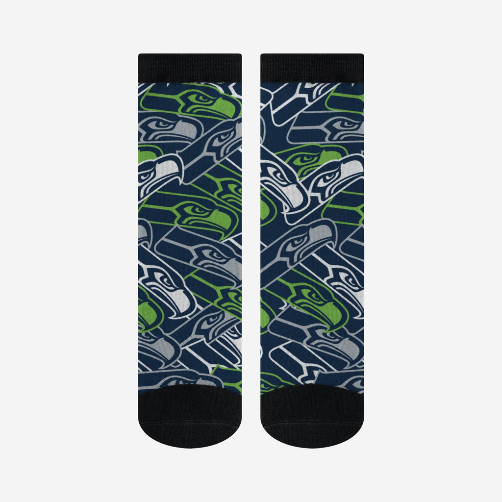 Seattle Seahawks Logo Blast Socks FOCO