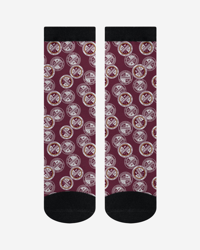 Washington Commanders Logo Blast Socks FOCO - FOCO.com