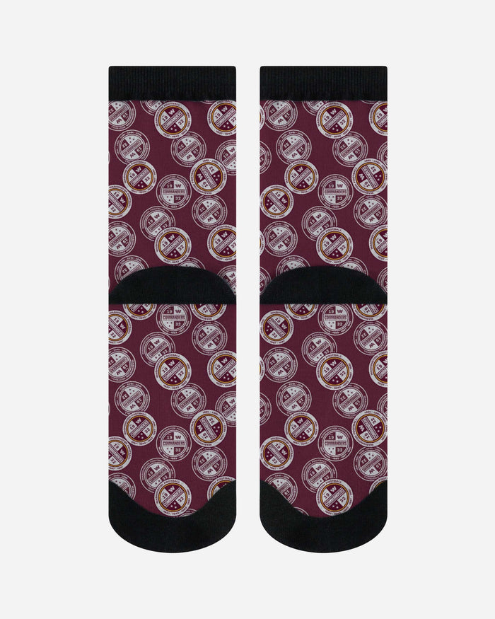 Washington Commanders Logo Blast Socks FOCO - FOCO.com