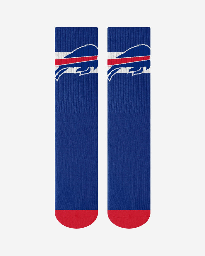 Buffalo Bills Team Stripe Crew Socks FOCO - FOCO.com