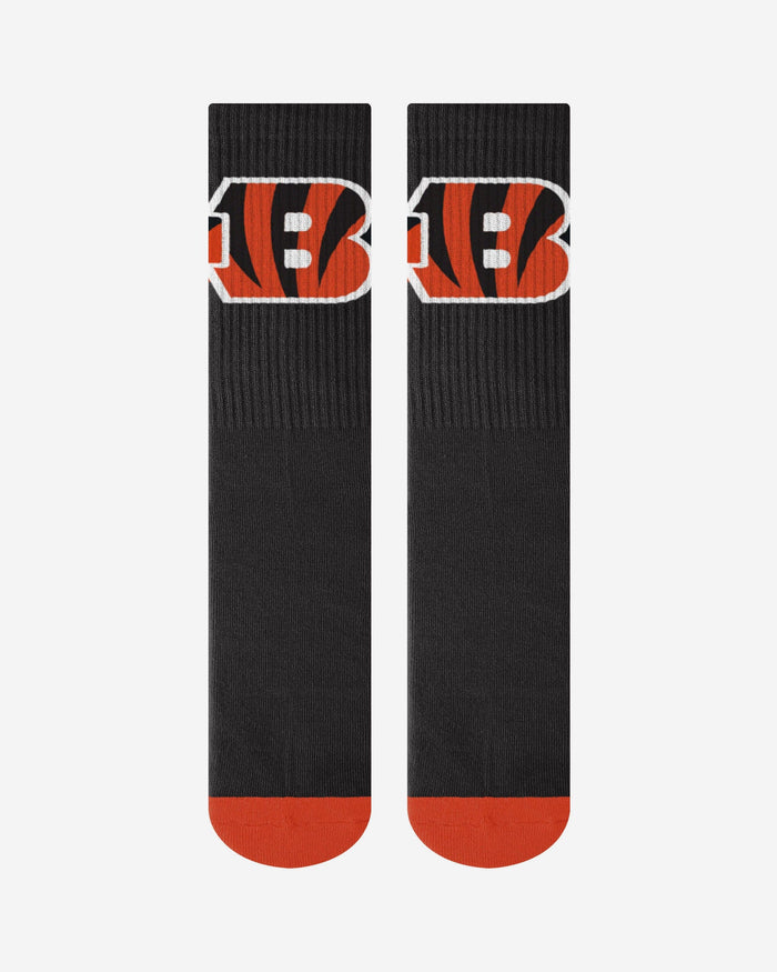 Cincinnati Bengals Team Stripe Crew Socks FOCO - FOCO.com