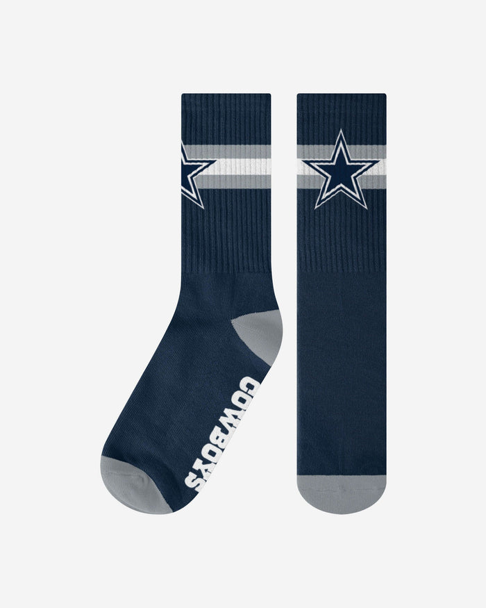 Dallas Cowboys Team Stripe Crew Socks FOCO S/M - FOCO.com